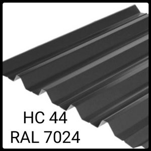 Профнастил Кровельный | НС-44 | RAL 7024 0,45 мм - PEMA | Южная Корея | Мегасити |