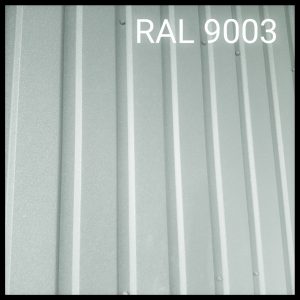 Профнастил оцинкованный ПС-20 (ПК-20) Украина | RAL 9003 | 0,7 мм