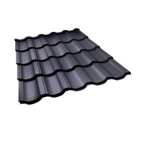 Металлочерепица Modern (Модерн) ArcelorMittal 0,5 Ral 9005 MAT