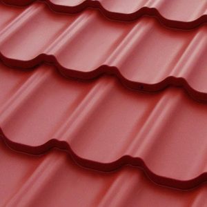 МЕТАЛЛОЧЕРЕПИЦА - OMEGA НВН RAL 3005  МАТ "Arcelor Mittal" Польша