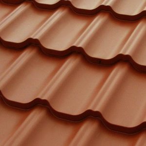 МЕТАЛЛОЧЕРЕПИЦА 0,5 мм - OMEGA НВН RAL 8017 Arcelor Mittal (Германия)