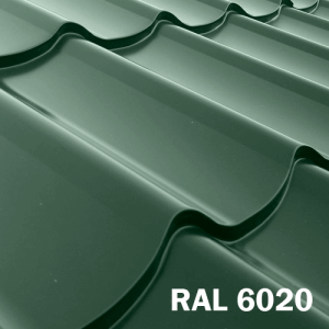 МЕТАЛЛОЧЕРЕПИЦА DELTA RAL 6020 0,5 мм MAT ArcelorMittal Польша