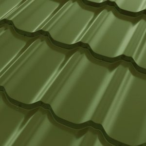 МЕТАЛЛОЧЕРЕПИЦА - OMEGA НВН 0,5 мм RAL 6020 МАТ "Arcelor Mittal" Польша