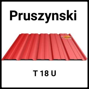 Профнастил для кровли Т-18 Blachy Pruszynski | 0,45 мм | RAL 7024 PEMA | Marcegaglia.