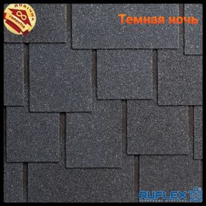 Битумная черепица | RUFLEX DRANKA | Темная ночь |