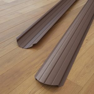 Металлический штакетник 0,5 мм полукруглый Ral 8017 ( Двухсторонний матовый)