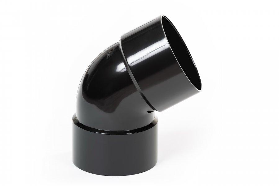 Колено трубы двухраструбное Profil 100 мм