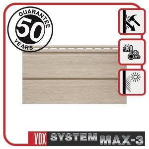 Панель плоская VOX MAX 3 Ясень 3,85 м, 0,96 м2