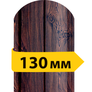 Штакетник Printech односторонний Темное дерево