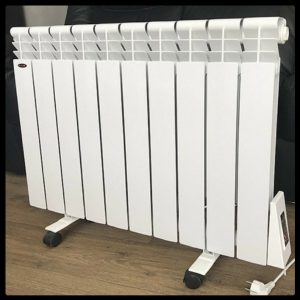 Электрорадиатор Flyme Standart 10 секций / 990 Ватт / с колесами