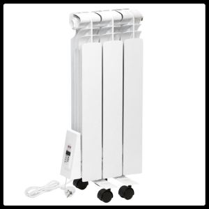 Электрорадиатор Flyme Elite 3 секции / 390 Ватт / левое подключение / с ножками /