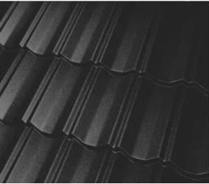 Модульная черепица Novatik Metal Classic Duo МАТ (2-модульный) Voestalpine 0,5 мм RAL 9004