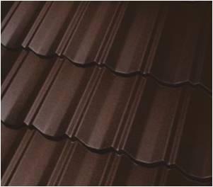 Модульная черепица Novatik Metal Classic Duo МАТ (2-модульный) Voestalpine 0,5 мм RAL 8017