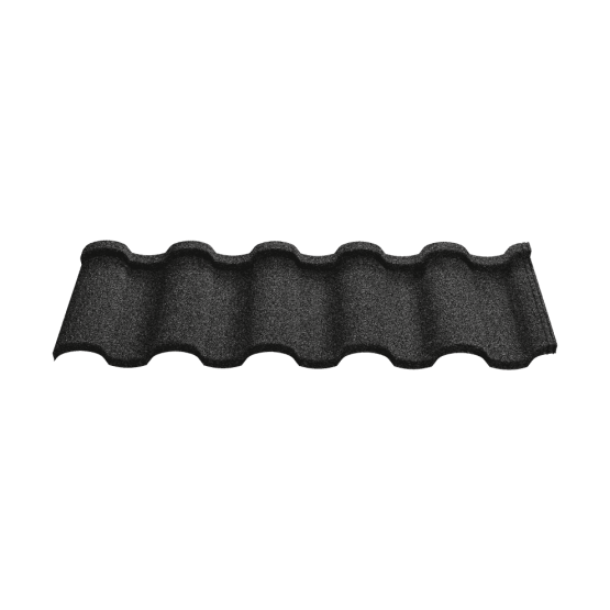 Композитная черепица Novatik NATURA ROMAN dark moon (черный)