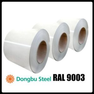 RAL 9003 — 0,7 мм  Гладкий Лист "Dongbu Steel" (Юж. Корея )