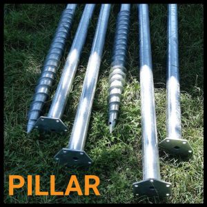 Геошуруп PILLAR - FH 76x3mm x 2500 мм t650мм горячеоцинкованный