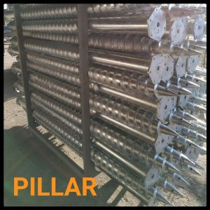 Геошуруп Pillar FH 76x3.0 x 2500 мм t1050 мм горячеоцинкованный