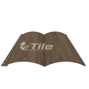 Металческий сайдинг Блок Хаус 0,4 мм Золотой дуб