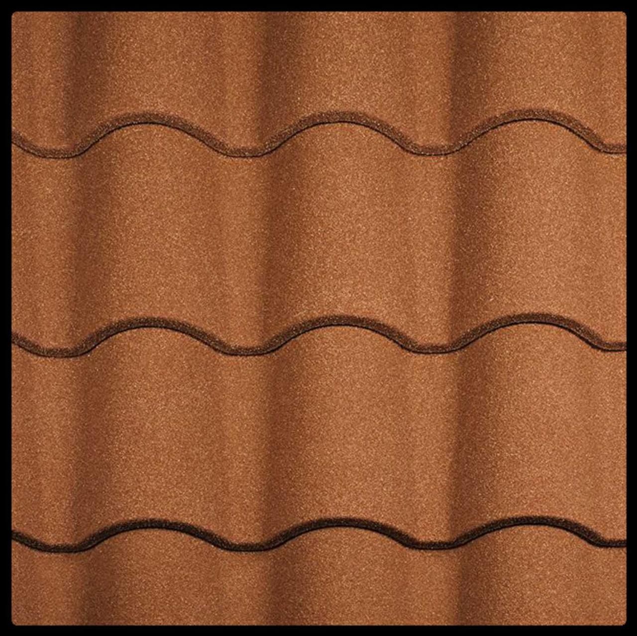 Композитная черепица Metrotile Romana ( Terra-Cotta )