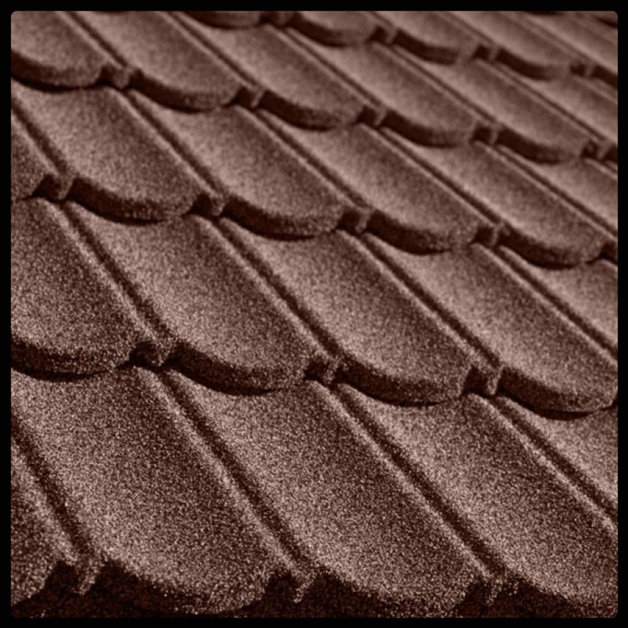 Композитная черепица QUEENTILE Classic → Brown