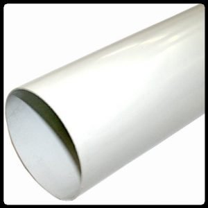 Труба водосточная белая ProAQUA Ø90, 4 метра (Система 125/90)