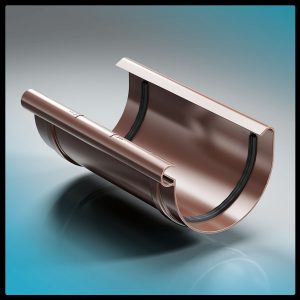 Соединитель желоба водосточного ProAqua белый Ø125 мм (Система 125/90)