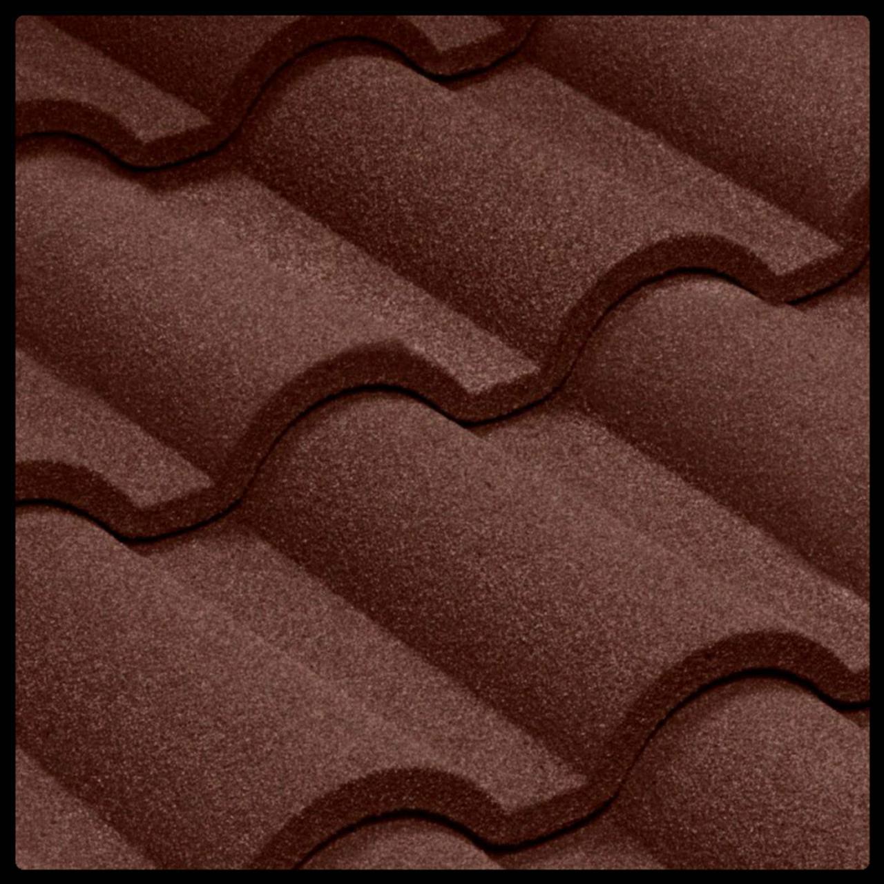 Композитная черепица | QueenTile | Verona | Brown |