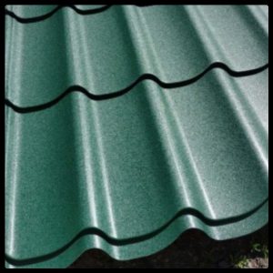 Металлочерепица 0,45 мм Matt 6005 green - зелёный мох (Китай)