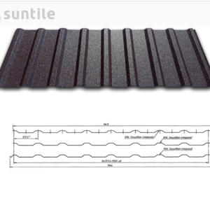 Профнастил Кровельный PP-20 0,45 мм PE RAL 8017 SUNTILE