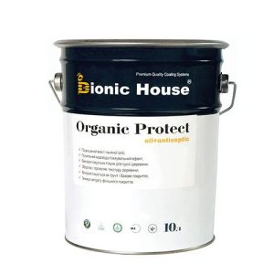 Антисептик для дерева ORGANIC PROTECT OIL Bionic-House 10л Бесцветный