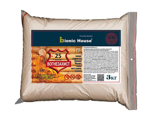 Огнезащитный состав БС-13 Bionic-House 3кг Бесцветный