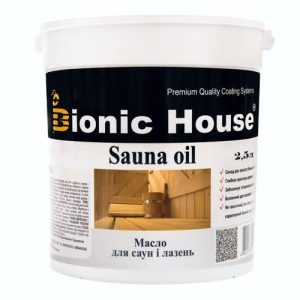 Масло для обработки саун Bionic-House 2,5л Бесцветный