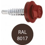 Саморез кровельный по металу цвет RAL 19 мм / УПК 250 шт