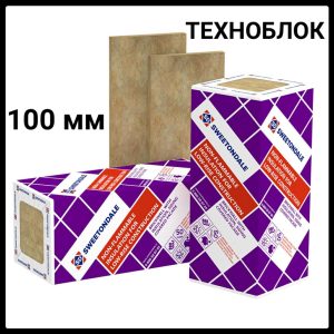 Базальтовый Утеплитель | Техноблок Стандарт | 100 мм | 2.88 м2/упк| Sweetondale | Технониколь