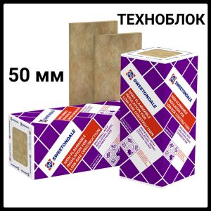 Базальтовый утеплитель – Техноблок Стандарт | 50 мм | (5.76 м2) упаковка | Sweetondale | Технониколь