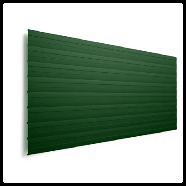 Металосайдинг доска RAL 6005 PE 25 мк 0.45 мм.