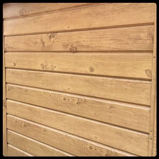 Сайдинг металлический Фальшбрус # 1 , цвет ольха структурная ДахСервис.