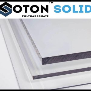 Поликарбонат монолитный 10 мм / ТМ SOTON SOLID /