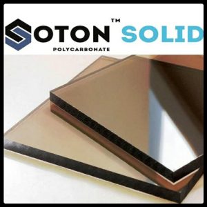 Поликарбонат монолитный | Soton Solid | 2 мм | Бронза