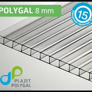 Поликарбонат сотовый 8 мм — "Полигаль-Стандарт"