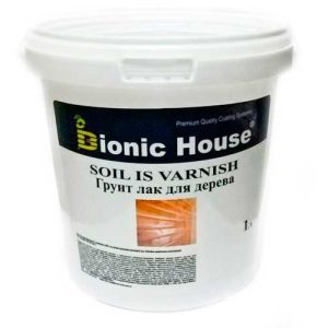 Лак для дерева грунтовочный Bionic-House 1л Бесцветный