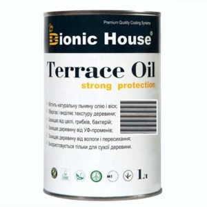 Масло для терасс Bionic-House 1л Серый