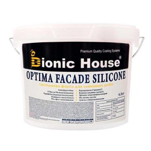 Optima Facade Silicone - Износоустойчивая гидрофобная силикон-акриловая краска для минеральных фасадов