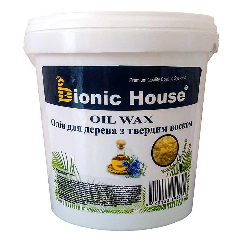 Карнаубский Масло-воск для дерева Bionic-House 1л Бесцветный