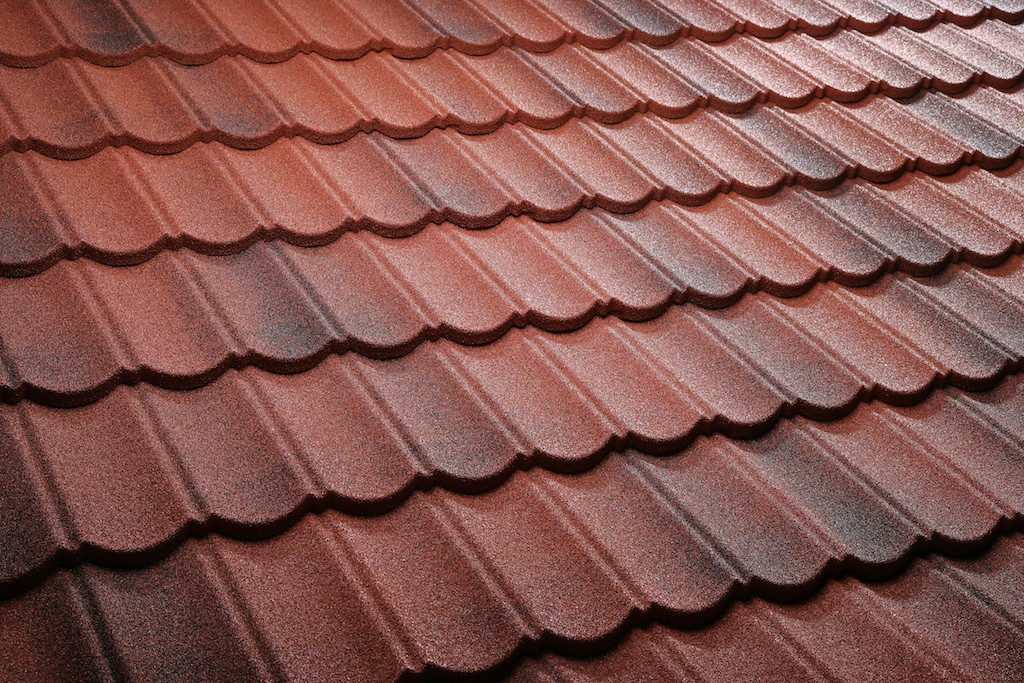 Композитная черепица Polytuil Антично-красный