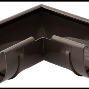 Bryza Водосток Угол наружный 125мм, 90 гр