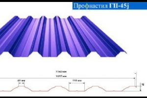 Профнастил Кровельный ГП 45 / 0,5 мм / РЕМА