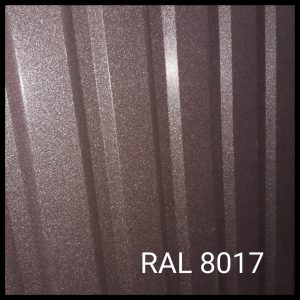 Профнастил для стен — ПС 20 - матовый 0,45 мм RAL 8017