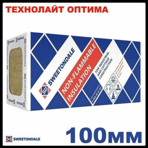 Технолайт Оптима 100 мм – Базальтовый Утеплитель