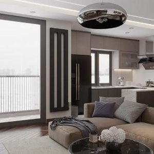 Вертикальный регистр отопления Тепломакс, высота 2 м, к-во секций 2